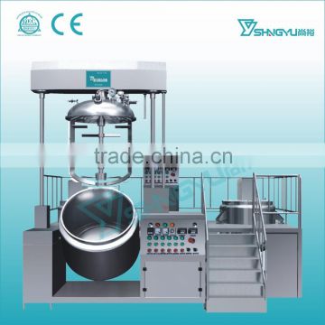 China supplier Guangzhou Shangyu emulsifying ointment,cream emulsifier,industrial emulsifier mixer equipment