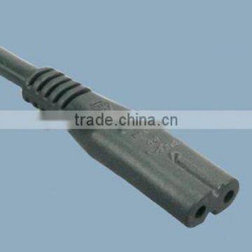 IEC60320 C7 power cord figure 8 connector