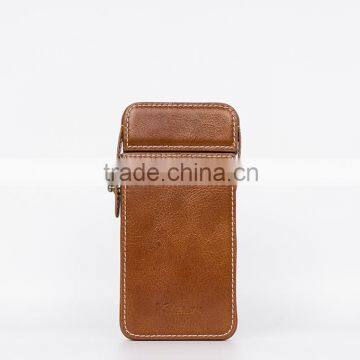 Top layer leather mobile phone real oem leather case for iphone6/plus