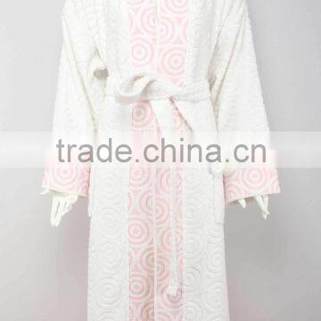 2014 women luxury terry cotton bathrobe