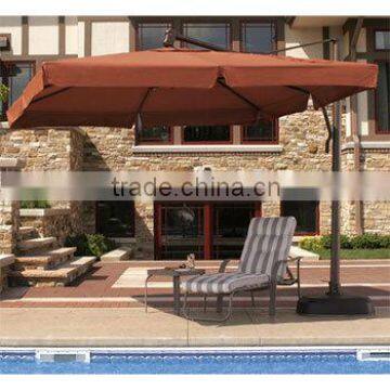 swimming pool Metal square outdoor umbrella