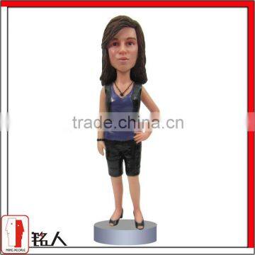 personalized christmas figurine/ bobblehead