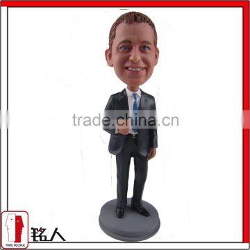 bobble head, bobblehead, custom business man bobblehead