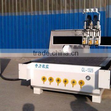 Pneumatic Tool Change Double Head CNC Wood Router for Sale QL-1325 photo-6