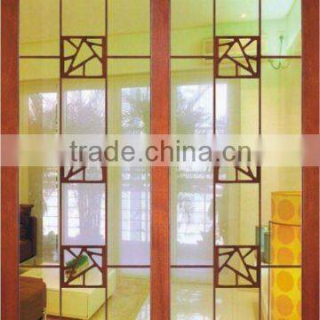 Glass Sliding Doors Design For Living Room DJ-S406