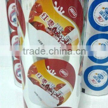 Laminated easy-peel off lidding film for PS cup