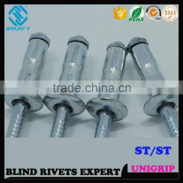 QUALITY FACTORY HIGH SHEAR AND TENSILE STRENGTH S/S UNI GRIP BLIND POP RIVETS