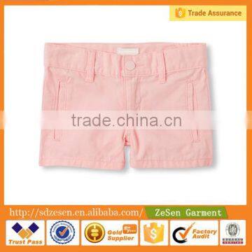 Colorful Children Hot Pants Twill Pure Cotton Shorts