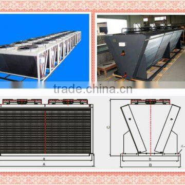 condenseur refroidi par air, refrigerant condenser for cold room, refrigeration air cooled condenser