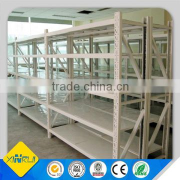 Heavy duty metal storage shelf for display