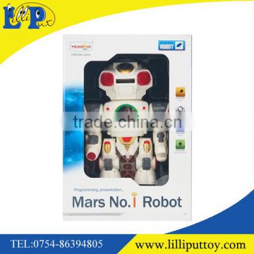 High quality plastic remote control robot gift toy for children to play