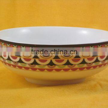 YF15083 large porcelain bowl with beautiful decal