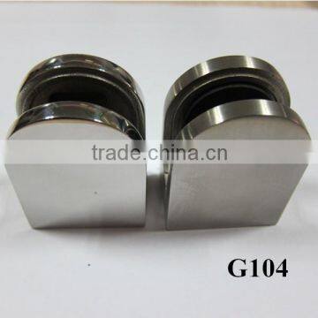 Steel Glass Railing Clamps With Flat Back