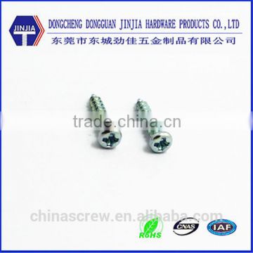 made in china cross recess carbon steel self tapping screw with pan head