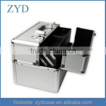 Collapsible Beauty Makeup Case Aluminum Briefcase Cosmetic ZYD-HZ100802