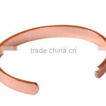Metallic Bracelet Simple Pure Magnetic Copper Cuff Bracelet for Engraving Magnetic Health Care Cuff Bracelet Quality Choice Most Po photo-2
