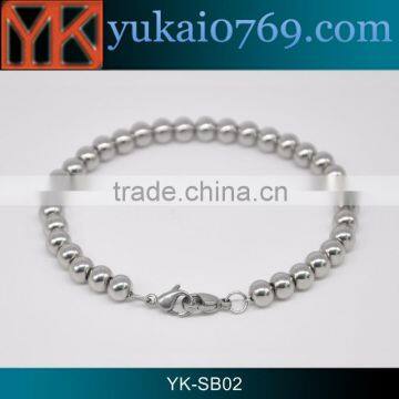 Yukai metal chain link bracelet/bracelet charm stainless steel clasp