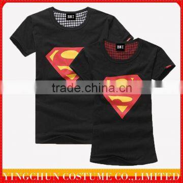 2012 hot sale korean couple t shirts,100% cotton