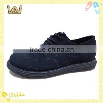 2015 Deep Blue Suede Men Wingtips Casual Shoes