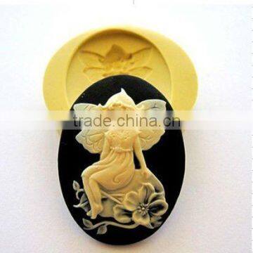 lovely decoratve angel sculpture resin cabochons