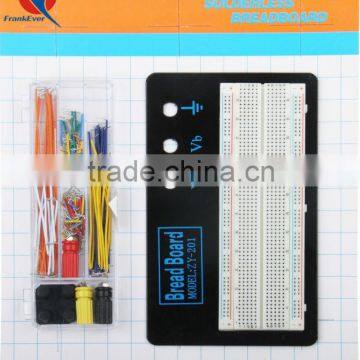 new hot sell 830 tie-point jumper wire cable kit solderless breadboard