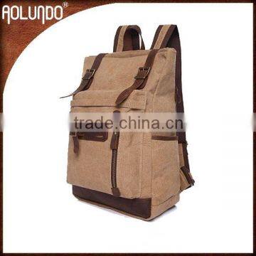 Latest Tan Canvas Cute Backpack