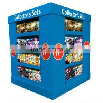 Easy Assembled Snack Tray Cardboard Stand, Corrugated Stackable Tray, Crisps Display