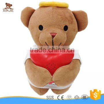 Good Quality Prayer Bear Plush Toy Custom Made Soft Prayer Bear Toy With Heart Shape Voice Recorder photo-5