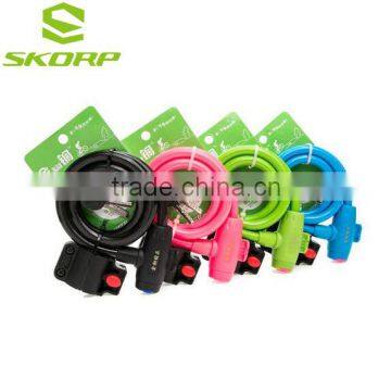 Durable Bike Lock Colored Bicycle Lock Cable Bike Lock For Bicycle