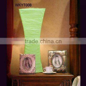 Foldable paper home decoration table lamp