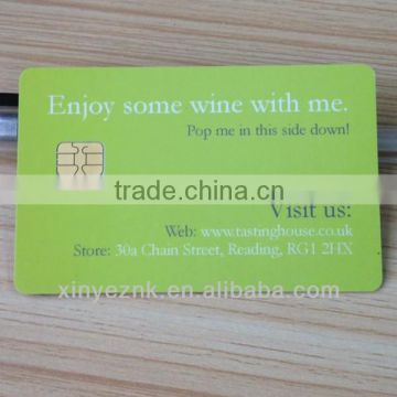 Rfid printable SlE5542 contact IC card for Hotel or bar Factory supplier directly