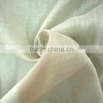 China supply high quality 100% linen fabric 21*21/52*53 linen fabric