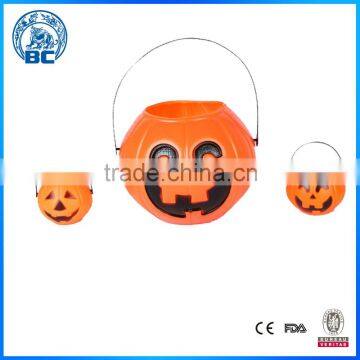 2015 Hot Sale Plastic Halloween Decorating Pumpkin Lamp