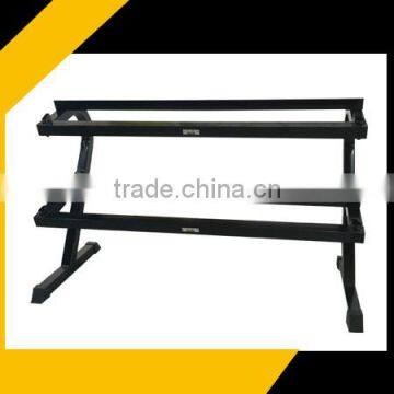 Two tiers dumbbell rack dumbbell storage