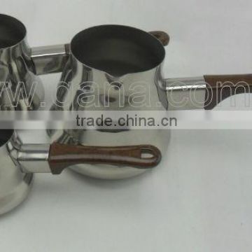 Stainless Steel Coffee Pot With Bakelite Handle