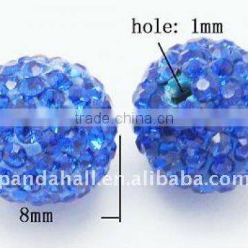 Cz Crystal Round Ball Beads(RB-Q095-9)