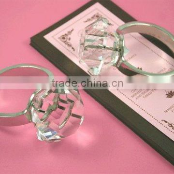 new fashion beautiful crystal napkin rings