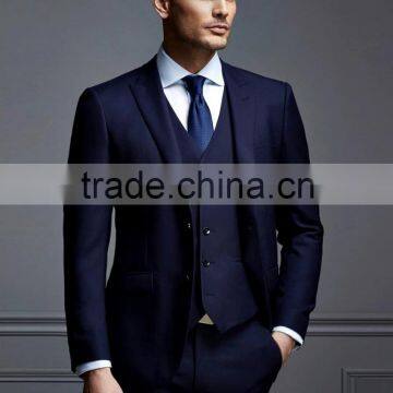 Bespoke Slim Fit Formal Black Latest Design Coat Pant Men Suit