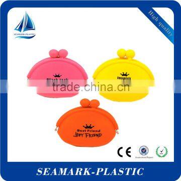 2016 cheap custom made soft plastic coin purse silicone coin purse fancy coin purse