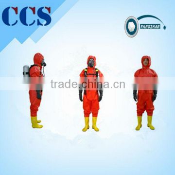 PVC Ebola resistant clothing chemical suit lab clothing