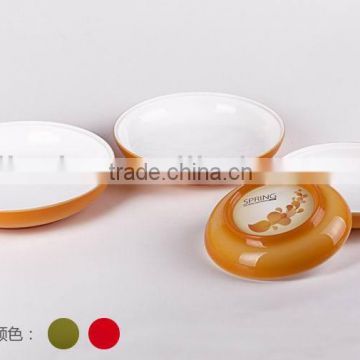 Round Plastic tray/Plastic Dinnerware/Plate/ Dishes/plastic dish drainer tray/comport/Fruit plate/Vegetable Plate/Melamine