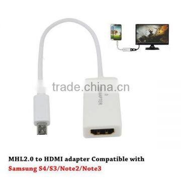 Multifunction micro usb mhl to hdmi adapter for samsung galaxy s 3 4