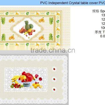 PVC tablecloth in simple elegant for party