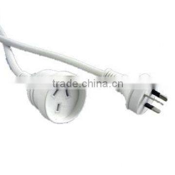 Australia extension plug, SAA extension cord, three-core extension cable,AC Plug