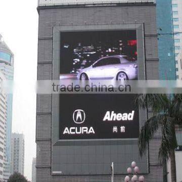 P10 Ventilation Advertising Outdoor LED Display with Energy Saving 50%