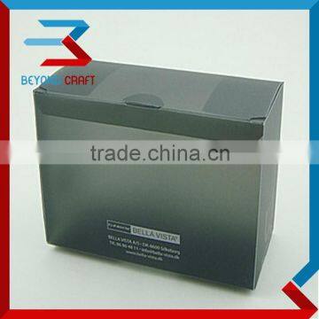 foldable clear PP packaging packing box/transparent plastic packaging box