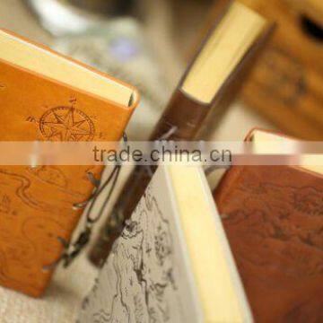 Hard Cover Customised Logo PU Leather Notebook Printing