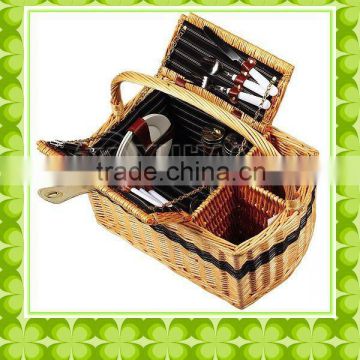 China cheap gift willow basket supplier