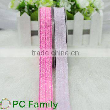 5/8 FOE thread metallic elastic ribbon