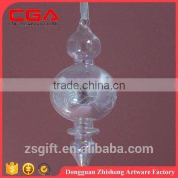 Hanging Christmas Bauble Glass Icicle for Christmas Tree Decorarion Supplies X'mas Accessories photo-5